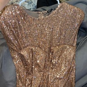 Brand new sequin jumpsuit